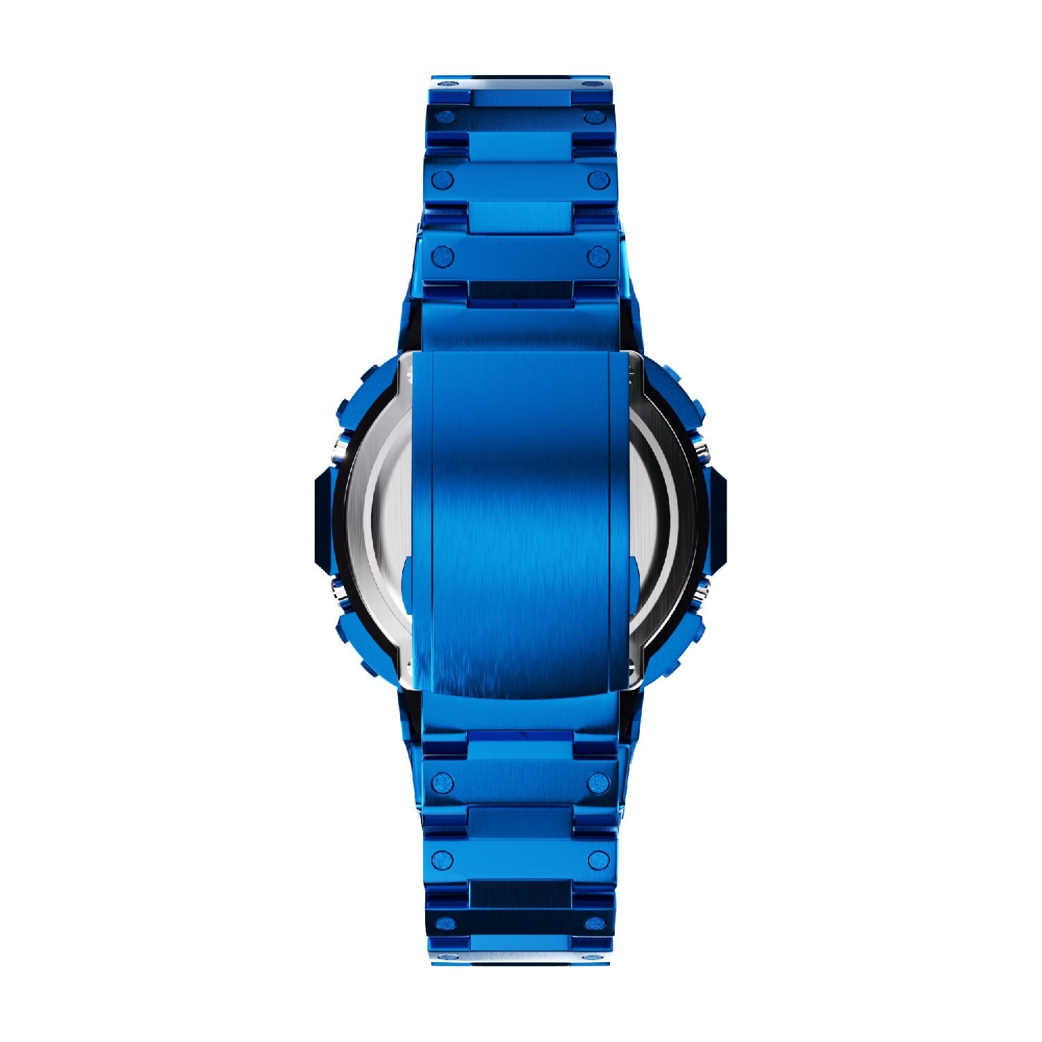 Blue Casio DW5600 Metal G-Shock Custom Mod Bracelet View