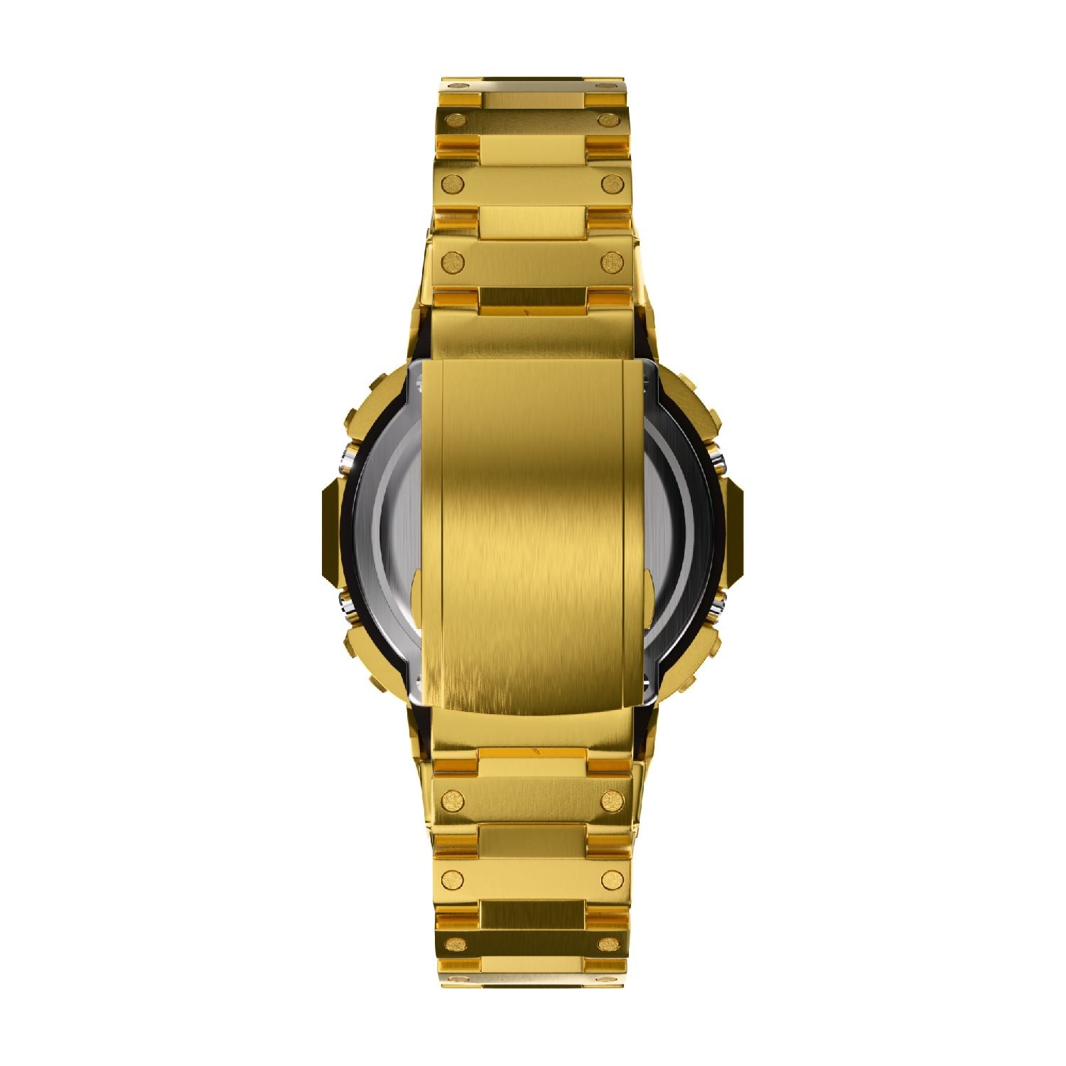 Gold Casio DW5600 Custom Metal G-Shock Mod Bracelet View