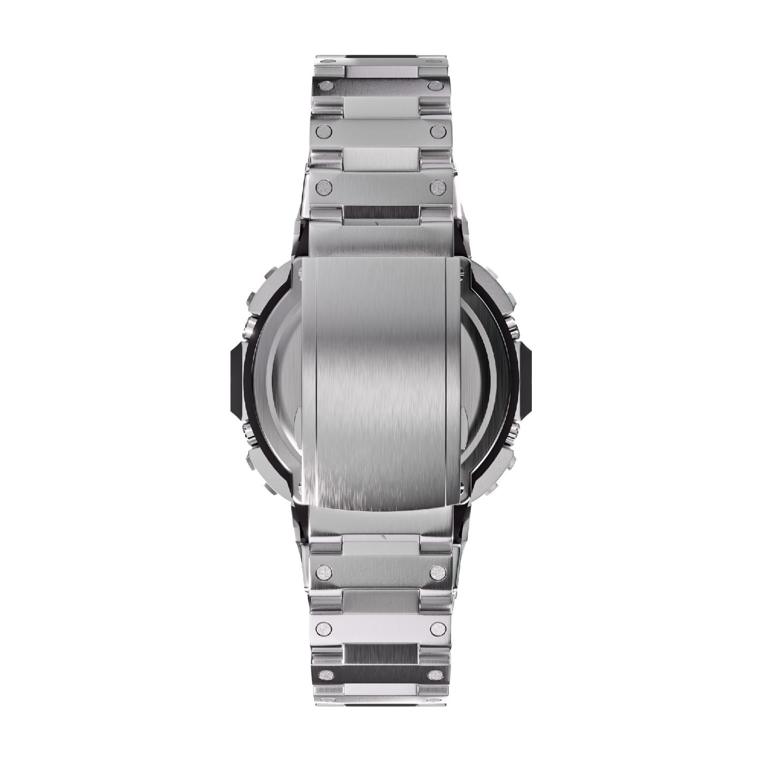 Silver Casio DW5600 Metal G-Shock Mod Bracelet Back View